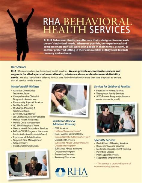 Rha behavioral - By Dr. Michael Murray, RHA Medical Director. The RHA Behavioral Health Assertive Community Treatment Team (ACTT) is a service that employs a team of mental health professionals to offer a full range of support services to people with serious behavioral health needs. ACTT promotes rehabilitation and independence by teaching people the …